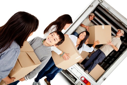 Professional house removal van and movers serving Heston residential streets