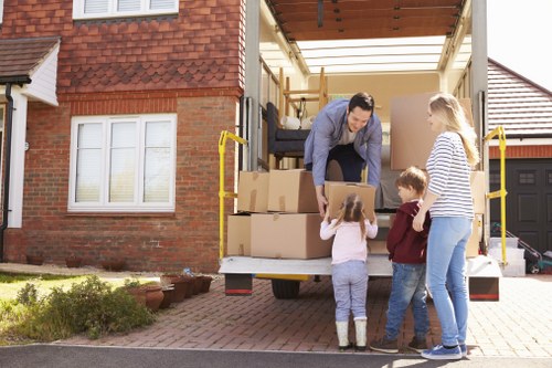 Local man with a van helping with a residential move in Heston