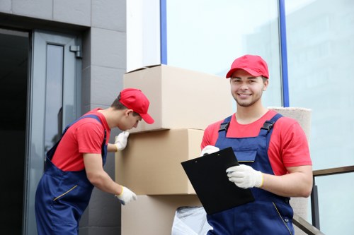 Local house movers helping with a home removal in Heston