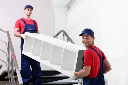 Removal team planning a home move in Heston