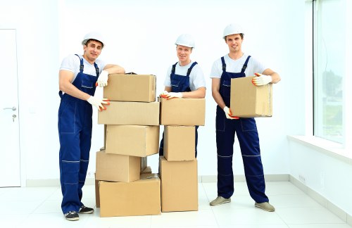 Packing and loading furniture for a Heston house move