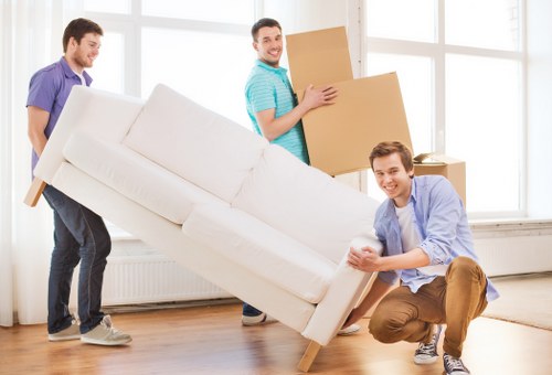Office and home removals service area around Heston and nearby locations