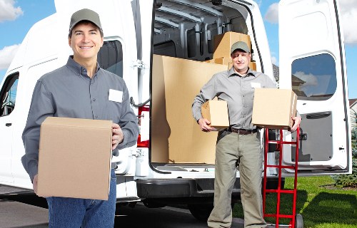 Commercial moving support for an office or small business in Heston