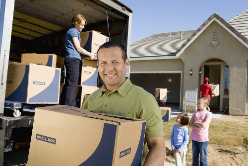 Professional help loading furniture for a Heston removal job